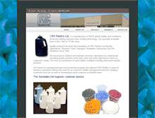 Tablet Screenshot of crsplastics.com